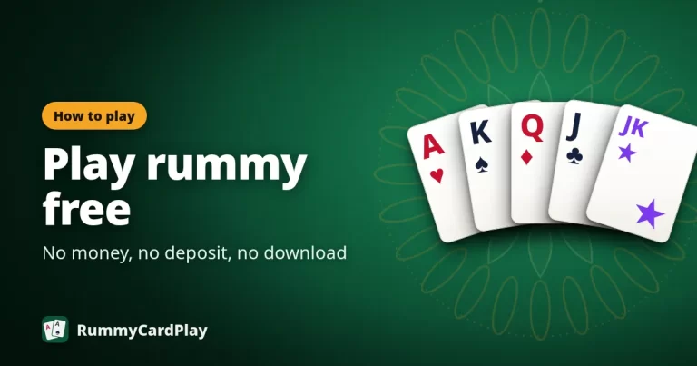 A fanned hand of ace, king, queen, jack and a joker on green felt