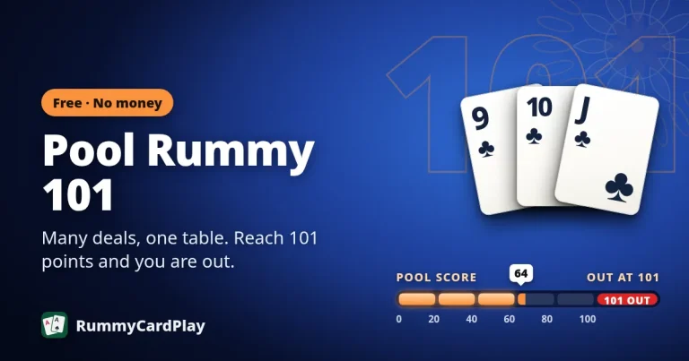 Pool Offline Play Rummy Online Free: 6 Games, No Money, No Download